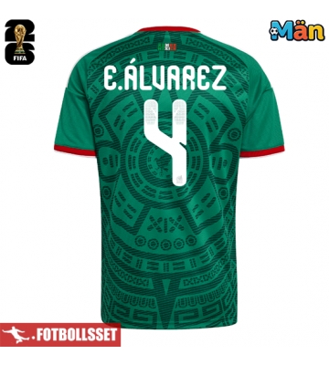 Mexiko Edson Alvarez #4 Hemmatröja VM 2026 Kortärmad